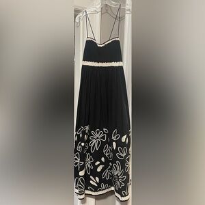 Ulla Johnson Hollis Dress Raven Style PF240149 Size 8 New With Tags